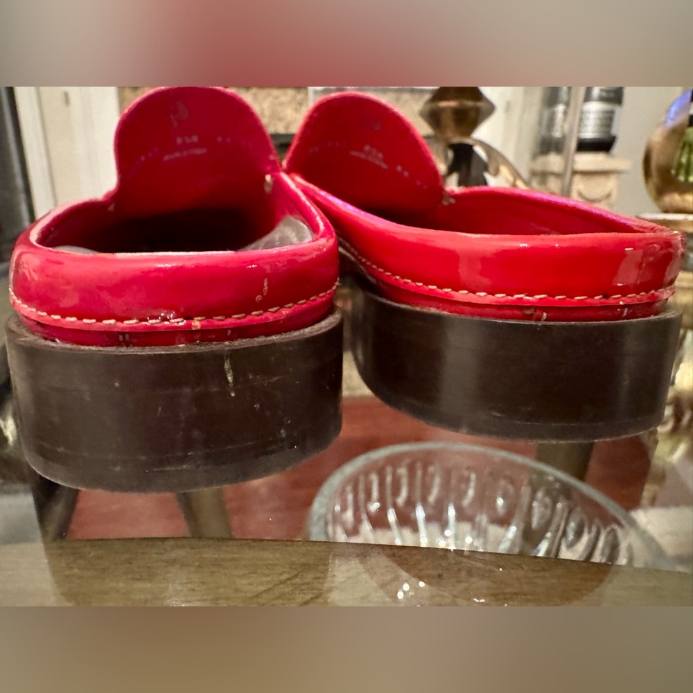 Cole Haan Women Vibrant Red Slip-On Loafers - 8.5 - Picture 4 of 10